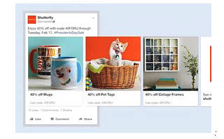 Facebook周二推出產品展示廣告服務，直面挑戰谷歌廣告霸主地位